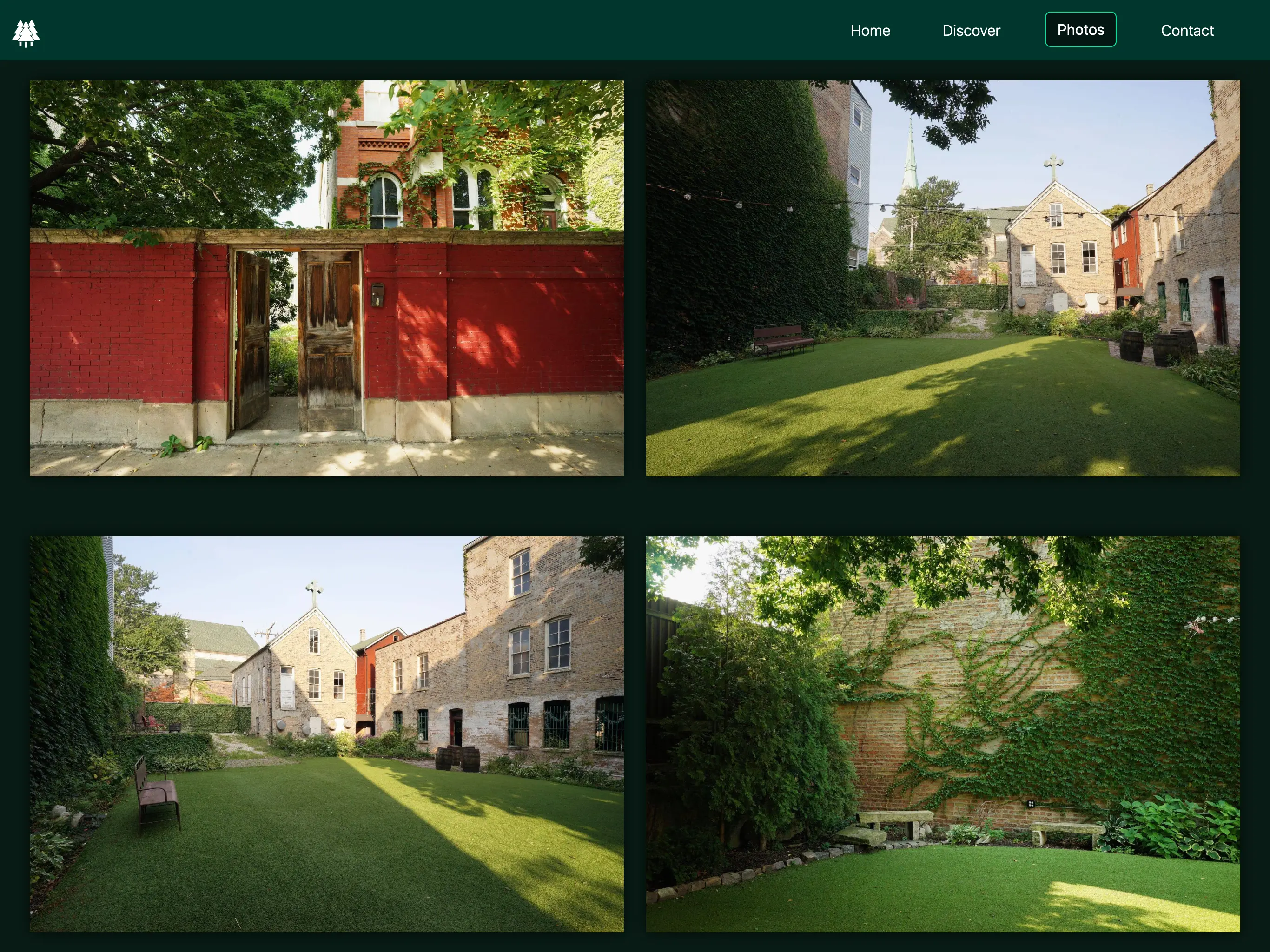 Pilsen Secret Garden website preview